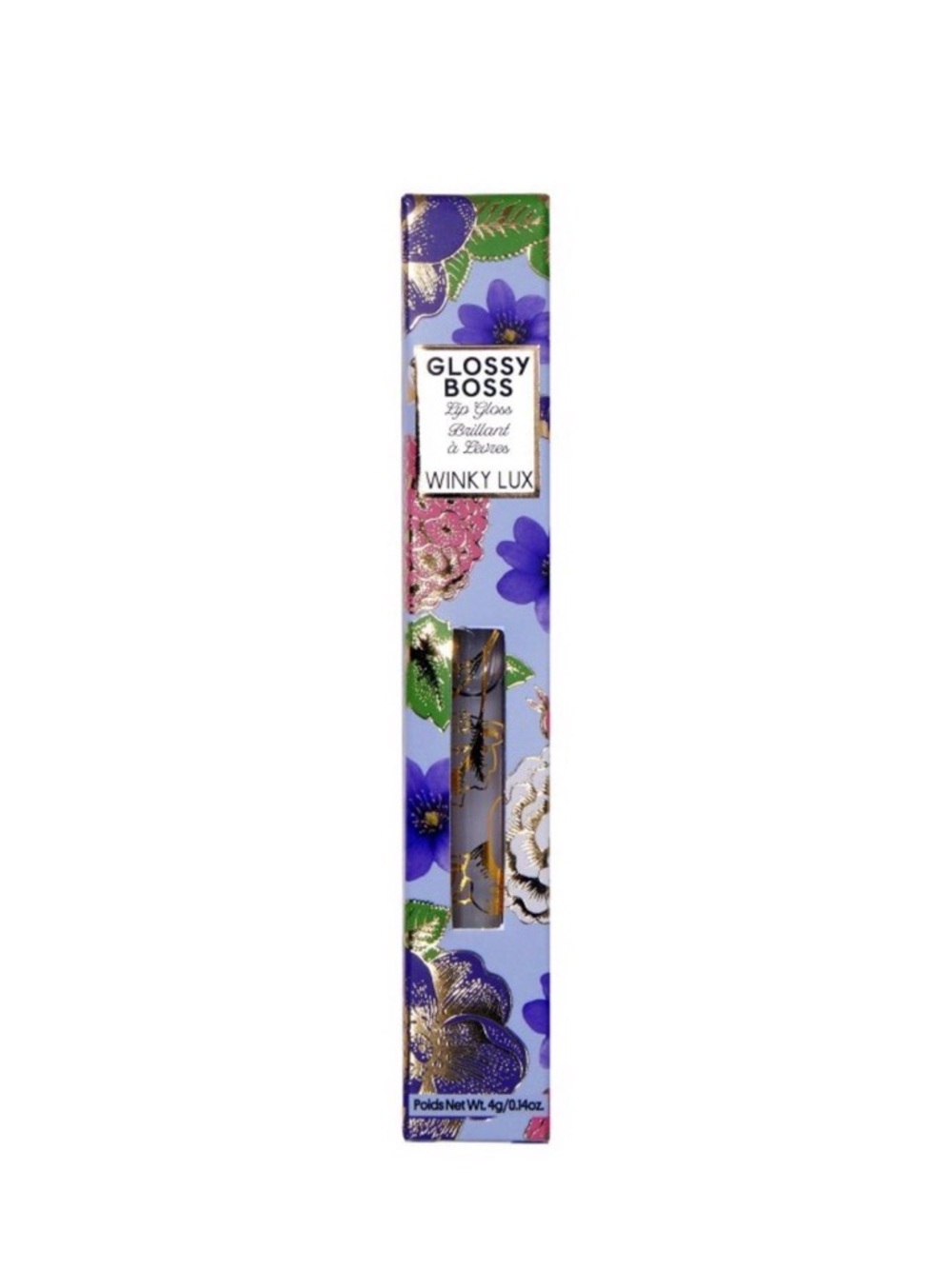 Winky Lux Glossy Boss Lip Gloss - On The Rocks- 0.14oz: Moisturizing, Shine NWT